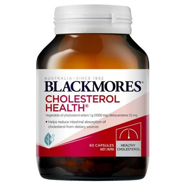 Viên uống Blackmores Cholesterol Health hỗ trợ giảm cholesterol (Lọ 60 viên) 1 Viên uống Blackmores Cholesterol Health hỗ trợ giảm cholesterol (Lọ 60 viên)