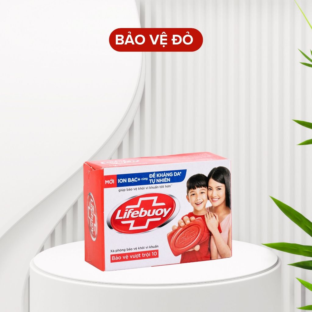 Xà Bông Cục Lifebuoy 90g - Bảo vệ đỏ 3 Xà Bông Cục Lifebuoy 90g - Bảo vệ đỏ - Ảnh 3