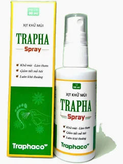 Xịt Khử Mùi Trapha 50ml Giúp Kiểm Soát Mùi Cơ Thể Và Khô Thoáng Da 2 Xịt Khử Mùi Trapha 50ml Giúp Kiểm Soát Mùi Cơ Thể Và Khô Thoáng Da - Ảnh 2