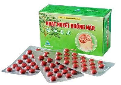 Hoạt Huyết Dưỡng Não (5 vỉ x 20 viên) Ladophar 1 Hoạt Huyết Dưỡng Não (5 vỉ x 20 viên) Ladophar
