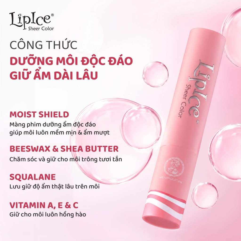Son Dưỡng Có Màu LIPICE Natural 2.4g Sheer Color 3 Son Dưỡng Có Màu LIPICE Natural 2.4g Sheer Color - Ảnh 3